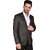 PrintCultr Solid Single Breasted Festive & Wedding Men Blazer (Black)