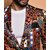 PrintCultr PrintCultr Men Printed Single Breasted Casual Blazer (Multicolor)
