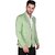 PrintCultr PrintCultr Men Solid Single Breasted Festive & Wedding Blazer (Light Green)