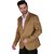 PrintCultr Solid Single Breasted Festive & Wedding Men Blazer (Beige)
