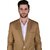 PrintCultr Solid Single Breasted Festive & Wedding Men Blazer (Beige)