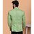 PrintCultr PrintCultr Men Solid Single Breasted Casual Blazer (Green)