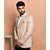 PrintCultr PrintCultr Men Solid Single Breasted Casual Blazer (Beige)