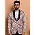 PrintCultr Printed Mandarin Festive & Wedding Men Blazer (Multicolor)