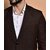 PrintCultr PrintCultr Men Solid Single Breasted Casual Blazer (Brown)
