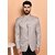 PrintCultr PrintCultr Men Solid Single Breasted Casual Blazer (Grey)