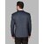 PrintCultr Men Self Design Single Breasted Casual Blazer (Dark Blue)