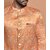 PrintCultr Printed Mandarin Festive & Wedding Men Blazer (Orange)
