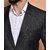 PrintCultr PrintCultr Men Solid Single Breasted Casual Blazer (Black)