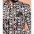 PrintCultr PrintCultr Men Printed Single Breasted Casual Blazer (Black)