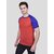 PrintCultr Colorblock Men Round Neck Cotton Blend Red T-Shirt