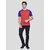 PrintCultr Colorblock Men Round Neck Cotton Blend Red T-Shirt