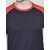 PrintCultr Colorblock Men Round Neck Cotton Blend Black T-Shirt
