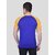PrintCultr Colorblock Men Round Neck Cotton Blend Blue T-Shirt
