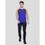 PrintCultr Colorblock Men Round Neck Cotton Blend Blue T-Shirt