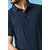 PrintCultr Solid Men Polo Neck Polyester Blue T-Shirt