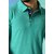 PrintCultr Solid Men Polo Neck Polyester Blue T-Shirt