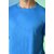 PrintCultr Solid Men Round Neck Polyester Blue T-Shirt