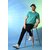 PrintCultr Solid Men Round Neck Polyester Light Blue T-Shirt