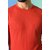 PrintCultr Solid Men Round Neck Polyester Red T-Shirt