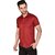 PrintCulture Men Solid Formal Maroon Shirt