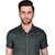 PrintCulture PRINTCULTR Men Regular Fit Solid Curved Collar Casual Shirt