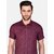 PrintCultr Men Regular Fit Solid Curved Collar Casual Shirt