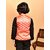 PrintCulture Baby Boys Printed Nehru Jacket (Orange)