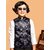 PrintCulture Boys Printed Nehru Jacket (Black)