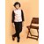 PrintCulture Boys Printed Nehru Jacket (Pink)