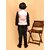 PrintCulture Boys Printed Nehru Jacket (Pink)
