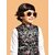 PrintCulture Boys Printed Nehru Jacket (Black)