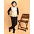 PrintCulture Boys Printed Nehru Jacket (Beige)