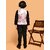 PrintCulture Boys Printed Nehru Jacket (Pink)