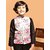 PrintCulture Boys Printed Nehru Jacket (Pink)