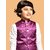 PrintCulture Boys Printed Nehru Jacket (Purple)