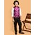 PrintCulture Boys Printed Nehru Jacket (Purple)