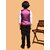 PrintCulture Boys Printed Nehru Jacket (Purple)