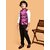 PrintCulture Boys Printed Nehru Jacket (Purple)