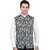 PrintCulture Men Printed Multicolor Cotton Blend Nehru Jacket
