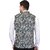 PrintCulture Men Printed Multicolor Cotton Blend Nehru Jacket
