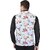PrintCulture Men Self Design Light Blue Cotton Blend Nehru Jacket