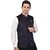PrintCulture Men Solid Blue Cotton Blend Nehru Jacket