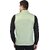 PrintCulture Men Solid Green Cotton Blend Nehru Jacket