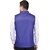 PrintCulture Men Self Design Blue Cotton Blend Nehru Jacket