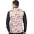 PrintCulture Men Floral Multicolor Cotton Blend Nehru Jacket