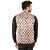 PrintCulture Men Printed Multicolor Cotton Blend Nehru Jacket