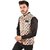 PrintCulture Men Printed Multicolor Cotton Blend Nehru Jacket