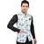 PrintCulture Men Floral Blue Cotton Blend Nehru Jacket
