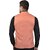 PrintCulture Men Solid Orange Cotton Blend Nehru Jacket